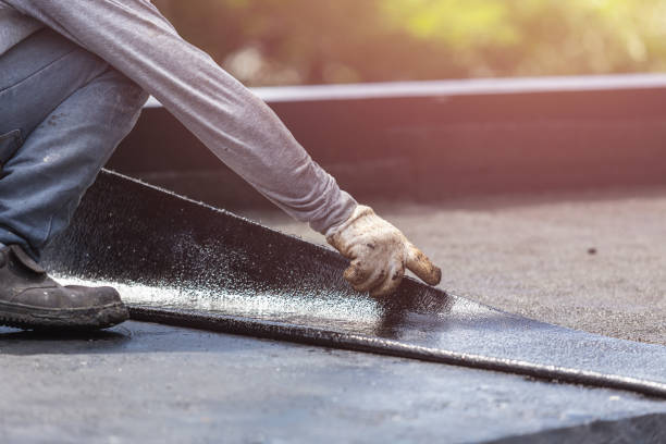 Professional Interior Drainage System technician working in New Liberty, KY